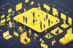 Market Participants and Trading Platforms yellow style