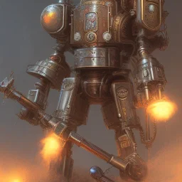 fantasy art steam punk war machine