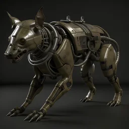 quadruped creature with harness scifi