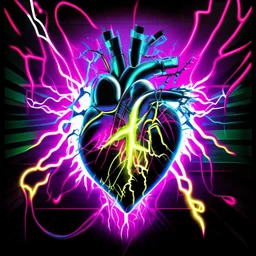 electric heart in artpop art