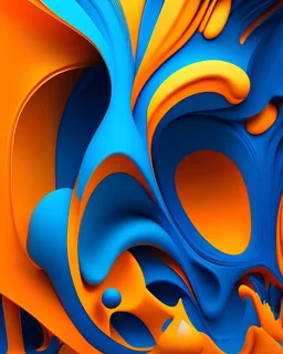 orange,3d,blue,wallpaper,,background,design,paint,abstract,colours