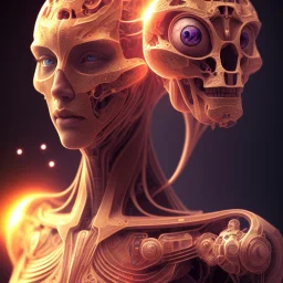 portrait full human body, meditation, third eye, universe, fourth dimension, fractal, realistic, 8k, high quality, extreme detail, symmetrical,