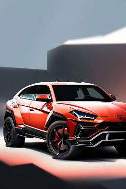 lamborghini Urus And G-Class Fusion, Photorealistic, 4K