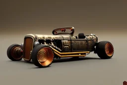 steam punk themed hot rod roadster