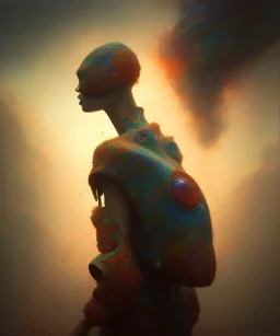 superhero, woman, photographer. oil on canvas, volumetric lighting, beksinski