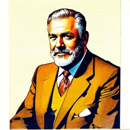 Ernest Hemingway STYLE OF WARHOL
