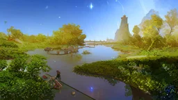 background landscape, arcade game