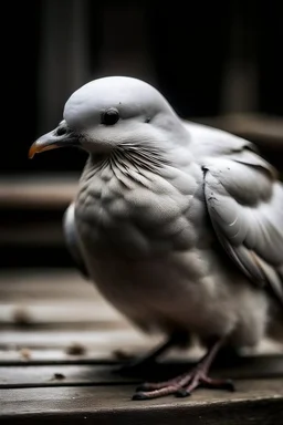 A sad dove