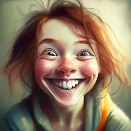 selfportrait, cute happy