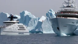 Yacht party hits the iceberg