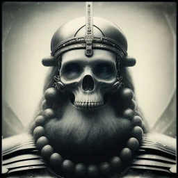 A viking with muscles and blaids, hr giger, scary, steam punk, realistic, made in octane, cinematic, ultra-realistic, extremely detailed octane rendering, 8K, VRAY Super Real ar 2:3, dof photorealistic futuristic 50mm lens hard lighting dark gray tintype photograph, realistic lighting, sepia color