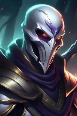 cool profile picture from league off legends with character Jhin