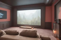 a dedicated home cinema room