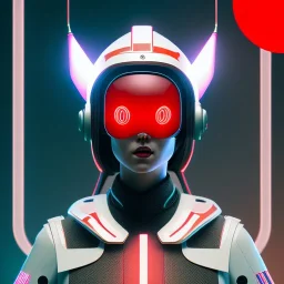 woman, rounded face, Asia, red, round helmet, retro futuristic, latex coat, soft color, highly detailed, art stations, concept art, smooth, unreal engine 5, god rays, ray tracing, RTX, lumen lighting, ultra detail, volumetric lighting, 3d, finely drawn, high definition, high resolution.