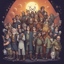 Fellowship of the geeks and nerds (no text)