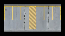 Ground layout for a parking lot. Add skid-marks, oil ground stains, fine cracks and weathering. and make a little darker