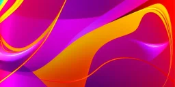 Vector technology abstract background with dynamic amorphous vector flowing gradient particle water curve waves and modern pink, yellow, orange lines. Retro futurism geometric, cyberpunk.