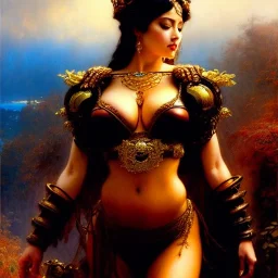 Drawing of beautiful face busty Siren ,ancient leather armor, balanciaga fashion clothe painting by gaston bussiere, greg rutkowski, yoji shinkawa, yoshitaka amano, tsutomu nihei, donato giancola, tim hildebrandt, oil on canvas, cinematic composition, extreme detail,fit full head inside picture,16k