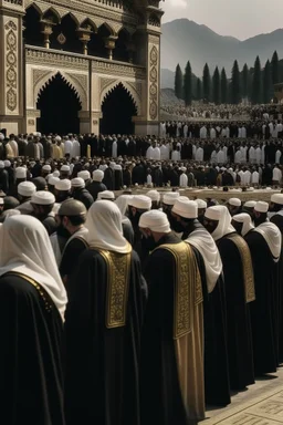 Picture of Muslims at the Kaaba praying