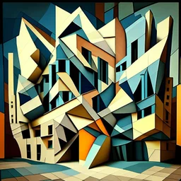 picasso style building cubism