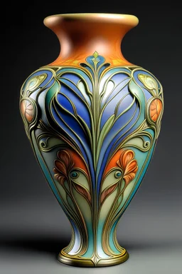 ein Bild von einer Vase, die in die heutige zeit passt, aber aus dem Jugendstil ist