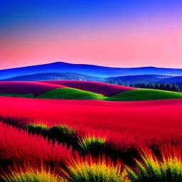 intricate details lush fantasy plains soft rolling hills big blue sky