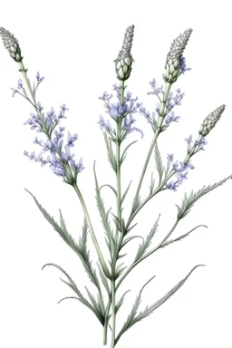 lavender flowers drawing