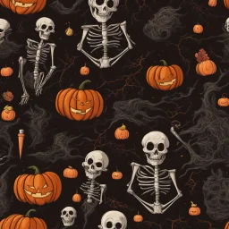 Background for an old school in Halloween style