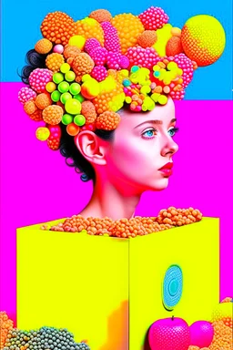 Philosophy is the talk on a cereal box; pop surrealism; optical art; digital art; post-internet art; Marina Apollonio