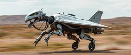 blind contour robot eel knight lancer with no teeth, like space ship fighter jet massage master guru fast moving motion blur background, landing wheel gears