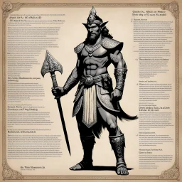 character concept sheet with AD&D statistics and characteristics, [high res photo by Ray Harryhausen for Mahābhārata module B3] a character of Pāṇḍavas class of King: Nakula — Son of the Aśvins (Twin Gods of Healing and Beauty) Epithets: Ashvineya, Madreya (son of Madri) Qualities: Known for beauty, grace, and skill in horse-keeping. Embodies refinement, modesty, and loyalty. Also skilled in swordsmanship. Symbolic trait: The ideal of harmony and aesthetic balance. Weapon: Sword. Special gift: I