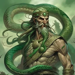 A great serpent-man