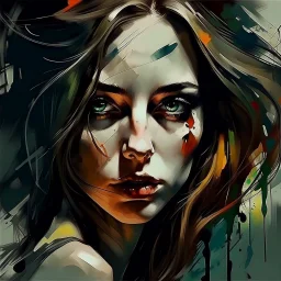 woman. Abstract.