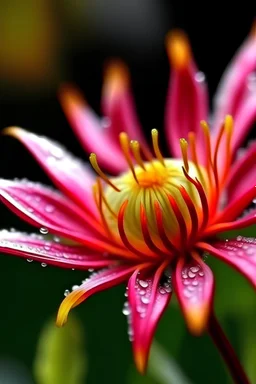 close up rare flower real nature