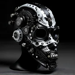 Cyberpunk mask blanclava black