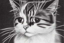 cat art drawing full