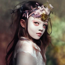 girl with a mask