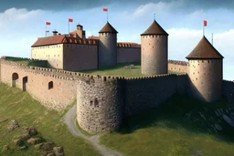 Germanic fortress from the 1400s