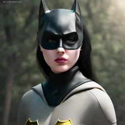 analog style,real cool girl portrait, simmetric eyes, ambient, batgirl make up outfit, ultra realistic photo, unreal engine, paloroid, 100mm --aspect ratio 1:1