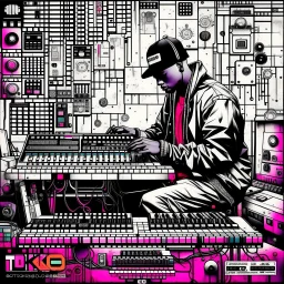 Contest music producer tekno korg posterizzato