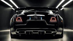 Rolls Royce Super car, rear view, desktop wallpaper, 4K, Cinematic