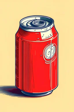 a soda can made in sketch