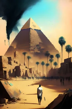 ارسم لوحة عن مستقبل مصر