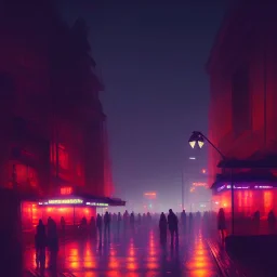 theme art, night, neon lights,Stockholm streets realistic high detail, bar, digital painting, concept art, matte, artgerma and greg rutkowski