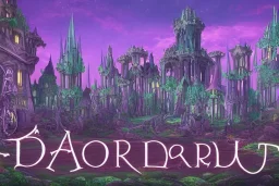 Arcadia the dark town of purple magic