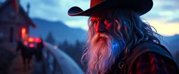 hyper reality of the simulacra gandalf as a cowboy