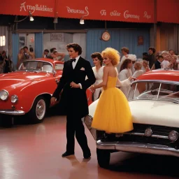 In a world painted in audacious hues, where even the mundane hums with a vibrant, almost operatic pulse, there is a moment of stolen, tender choreography. The scene: a mechanic's garage, typically a realm of grease and grit. Yet, under Jacques Demy's artful eye and Michel Legrand's soaring score, it transforms into an impromptu ballroom.
