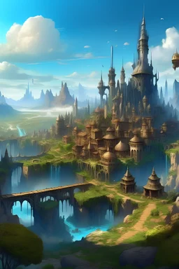 Fantasy city main land