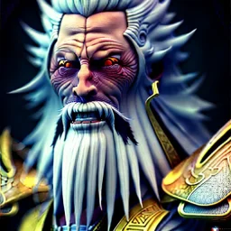 portrait kenpachi, universe, fourth dimension, fractal, realistic, 8k, high quality, extreme detail, symmetrical,