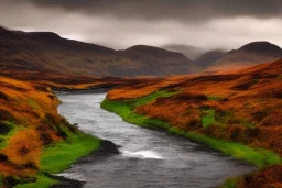 scotland in the style of r/earthporn